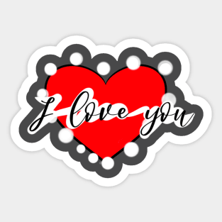 I love you Sticker